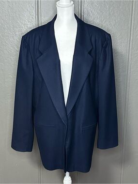 Vintage Pendleton Navy Wool Blazer